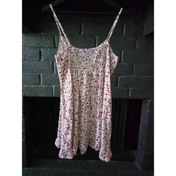 Cotton On Lightweight Sleeveless Floral Mini Dress size Large Womens - Picture 7 of 10
